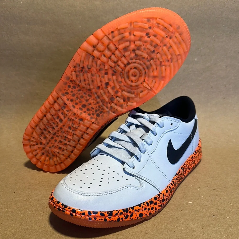 Nike Air Jordan 1 Retro Low Golf Shoes Olympics Safari - Picture 7 of 8